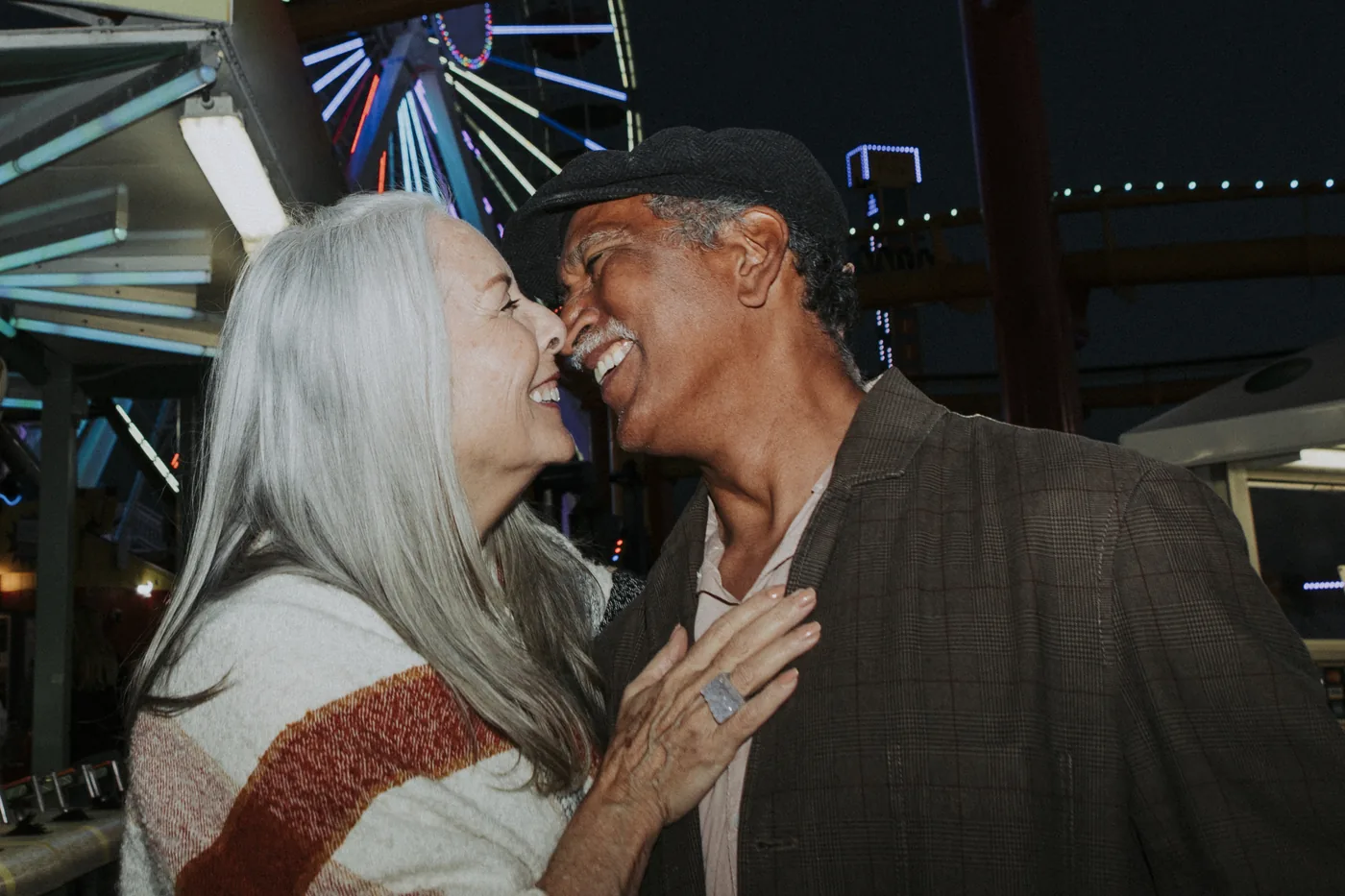 Mature couple sharing an affectionate moment — Melbourne Senior Singles for Dating and Romance