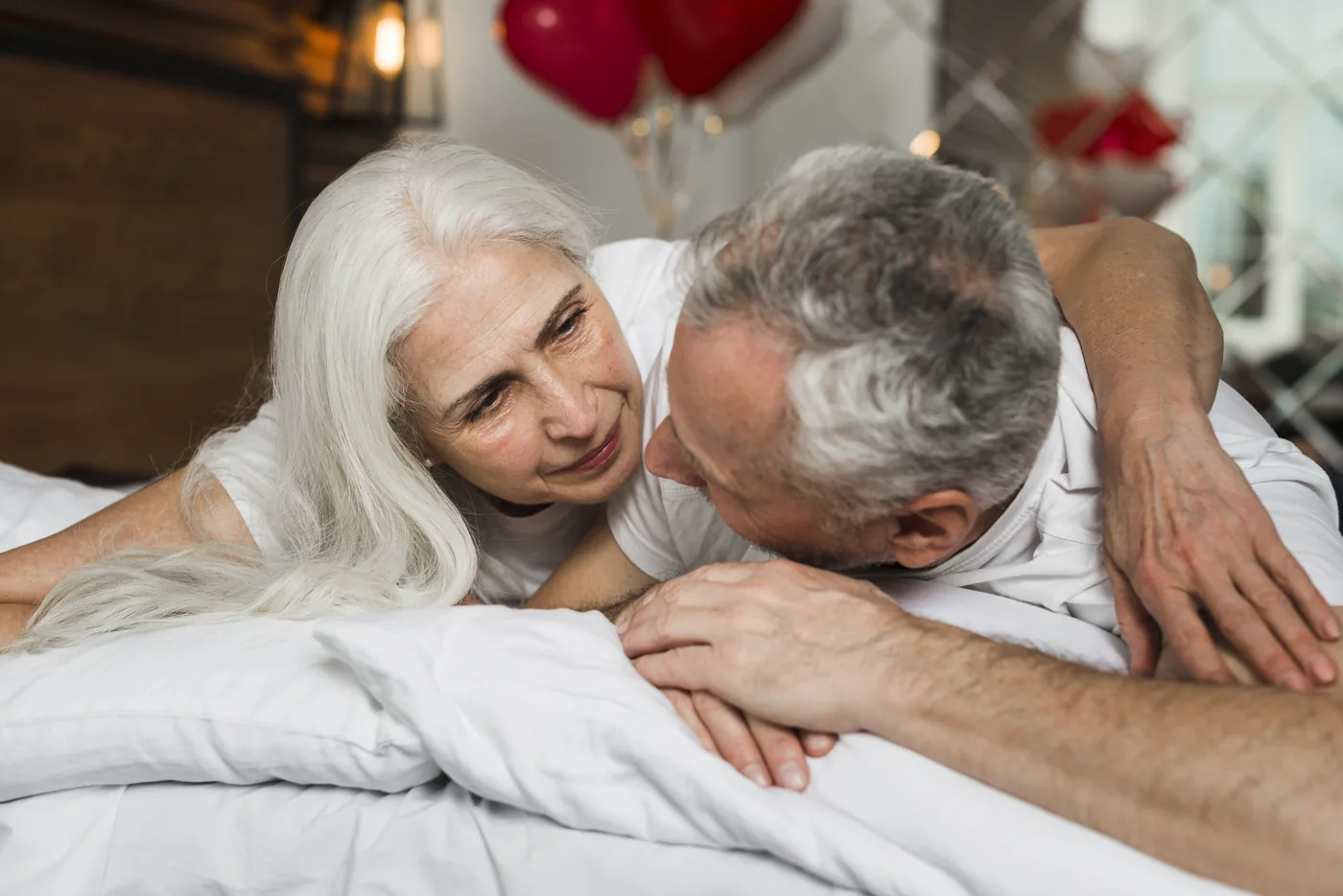 Mature couple sharing an affectionate moment — Glasgow Senior Singles for Dating and Romance